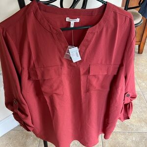 Women's Red Blouse